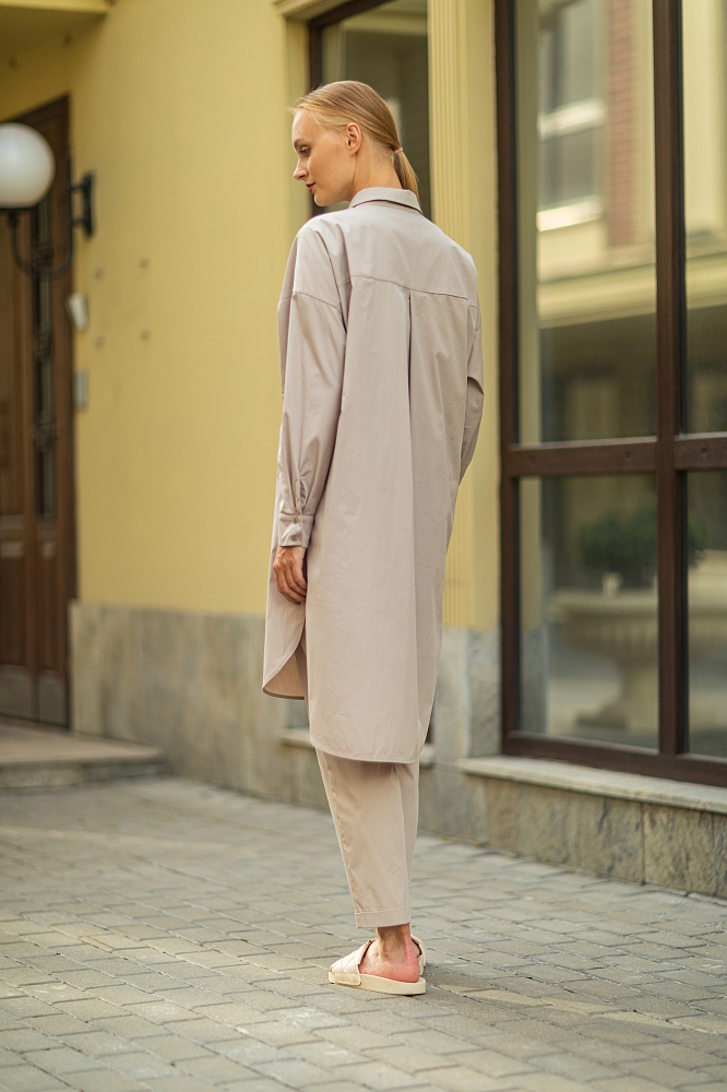 Блуза, цвет бежевый, 13400-1647/8 - фото